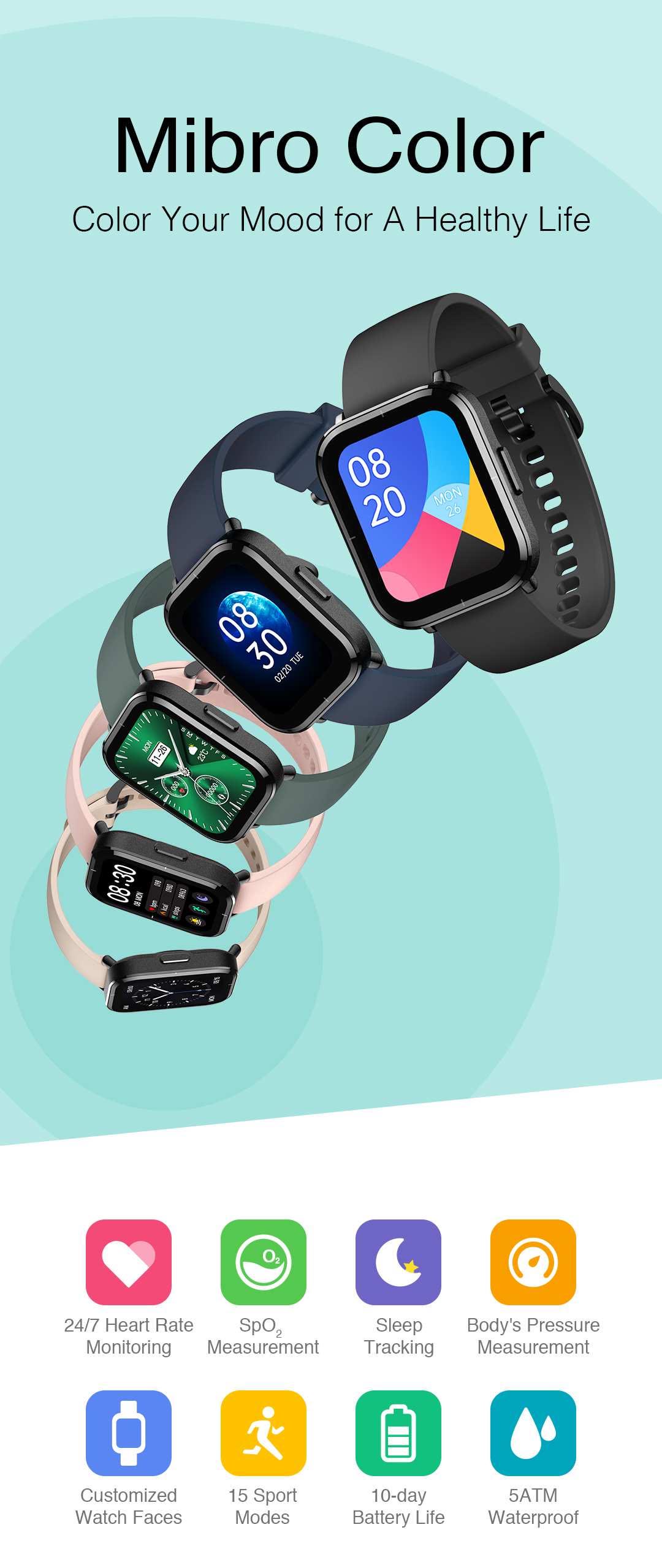 Xiaomi Mibro Color Smart Watch 1