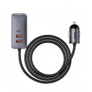 Baseus Share Together PPS 120W 3U+1C Car Charger With 1.5M Extension Cord (CCBX-120U3)