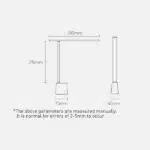 Baseus Smart Eye Series Rechargeable Folding Reading Desk Lamp (Smart Light) - Image 3
