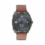 Fastrack NN3192AL01 All Nighters Dark Grey Dial Leather Strap Watch