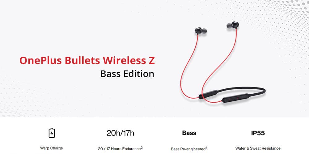 OnePlus Bullets Wireless Z Bass Edition Banner