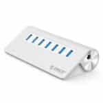 Orico Aluminum Alloy 7 Port USB3.0 HUB with 30W Power Adapter M3H7 V1 EU 1