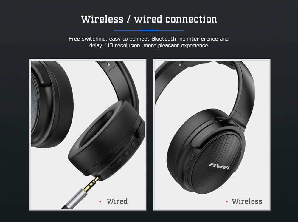 Awei A780BL Wireless Bluetooth Headset 3 4