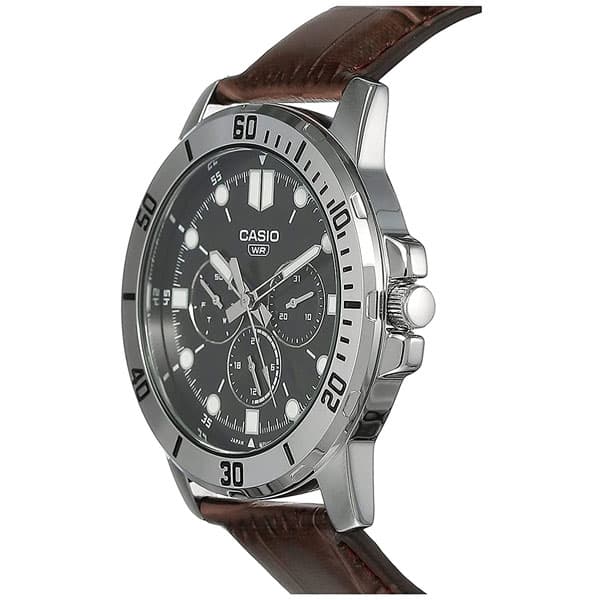 Casio MTP VD300L 1E Analog Leather Mens Watch 2