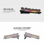 Fantech MAXFIT87 MK856 RGB Mechanical Wired Keyboard - Image 3