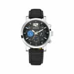 Fastrack 3227SL01 Fastfit Black Dial Leather Strap Watch