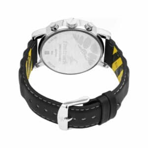 Fastrack 3227SL01 Fastfit Black Dial Leather Strap Watch 3