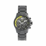 Fastrack NN3169NM01 Loopholes Black Dial Stainless Steel Watch