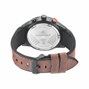 Fastrack NN3195AP01 All Nighters Black Dial Leather Watch 2