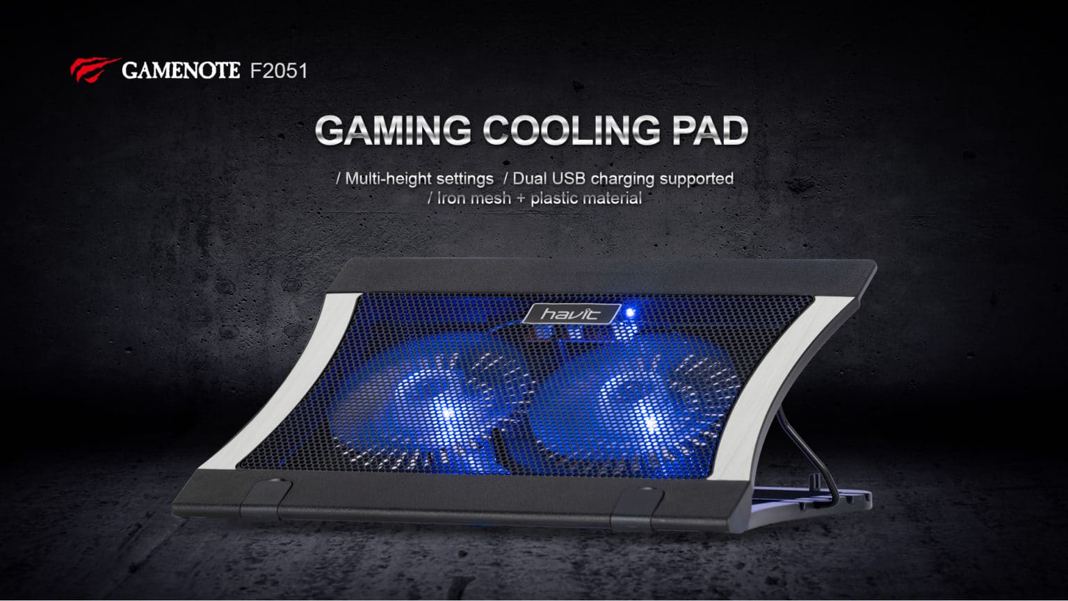 Havit F2051 Gaming Cooling Pad 2
