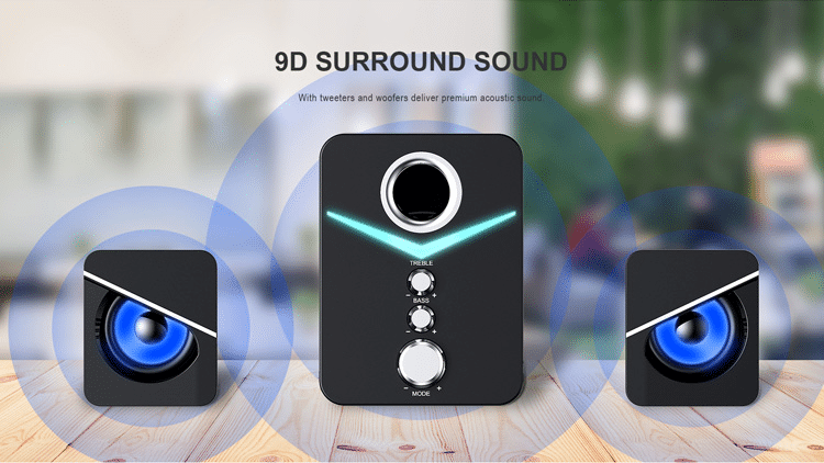 Havit SF123BT Bluetooth Speaker with Subwoofer 6