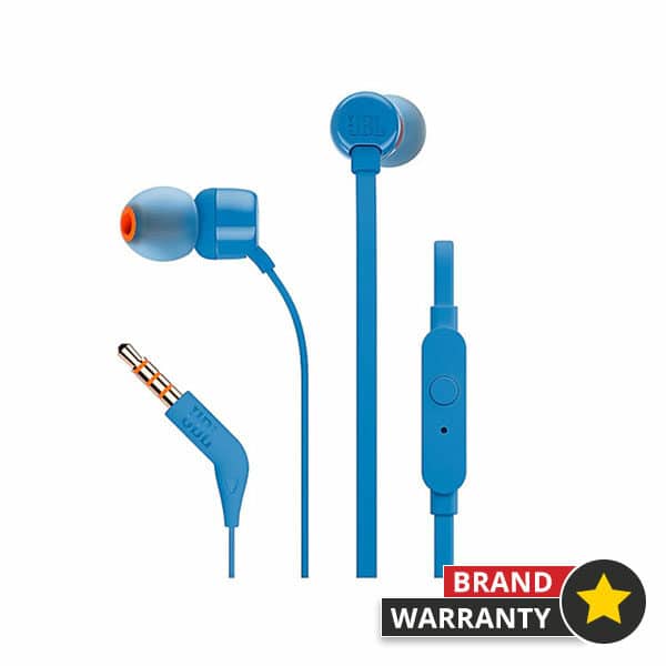 JBL TUNE 110 In Ear Headphones Blue