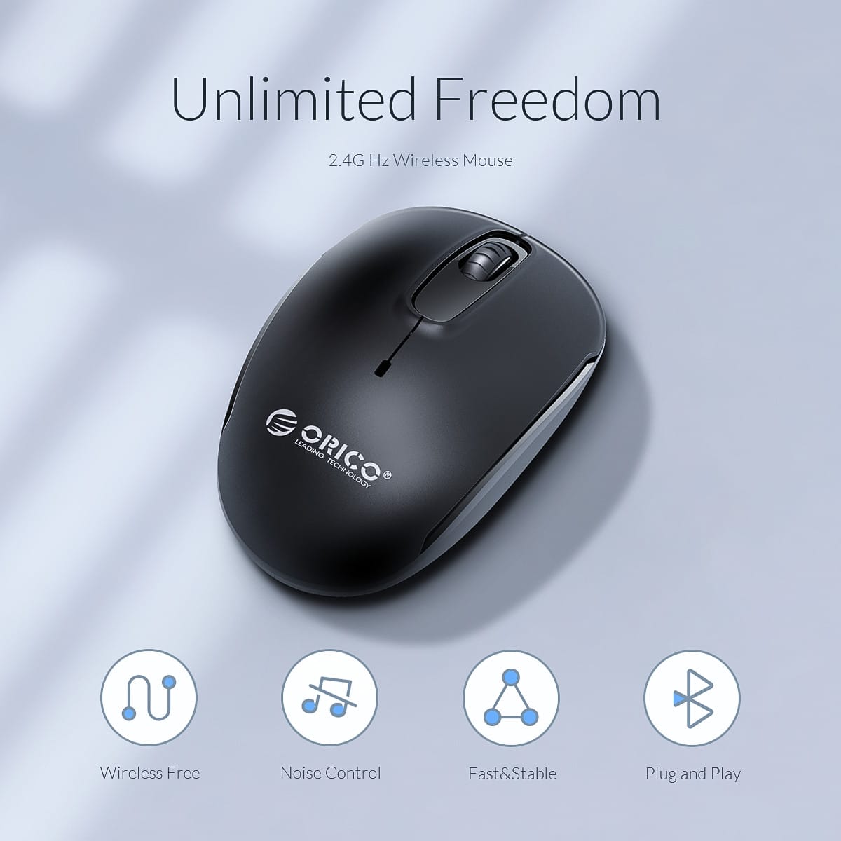 ORICO V2C Silent Click Wireless Mouse 3 1 1