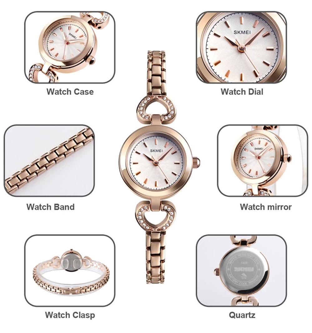 Skmei 1408 Women Quartz Zinc Alloy Watch 2