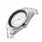 Titan 1729SM04 Workwear White Dial Steel Watch