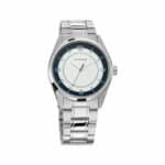 Titan 1729SM04 Workwear White Dial Steel Watch