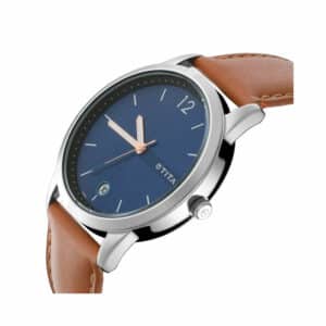 Titan NN1806SL02 Workwear Blue Dial Leather Watch