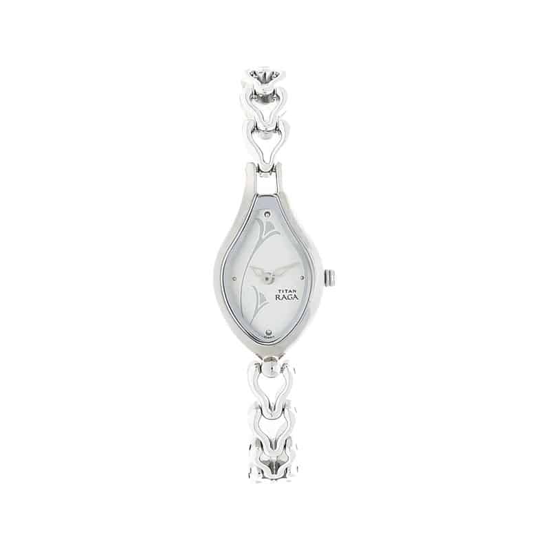 Titan Raga NM2457SM01 Silver Dial Silver Metal Watch