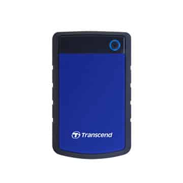 Transcend 1TB StoreJet 25H3 Portable Hard Drive Blue