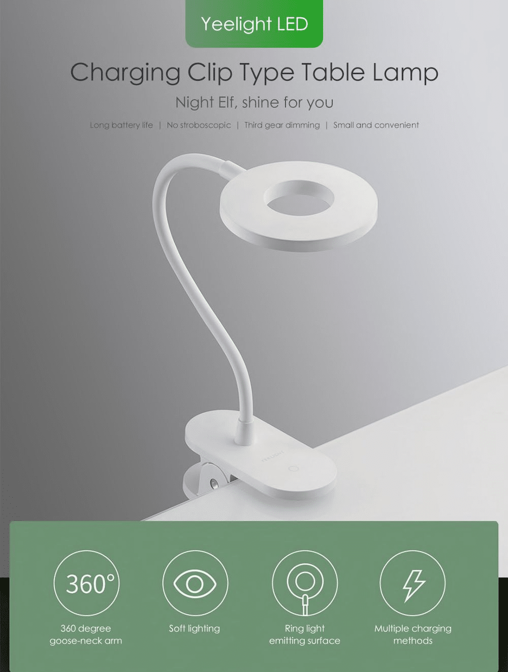 Xiaomi Yeelight LED J1 Clip Lamp 3 1