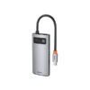 Baseus Metal Gleam Series 4 in 1 Multifunctional Type-C HUB Docking Station