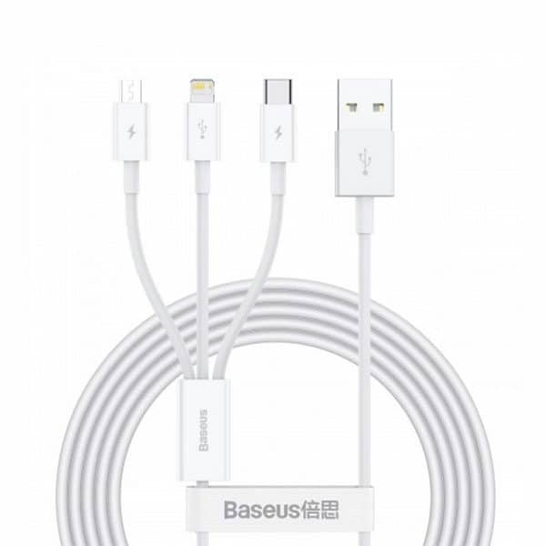 Baseus Superior Series 3 in 1 Charging Cable 1.5M
