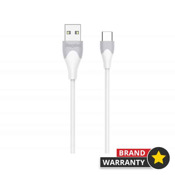 Energizer Two Tone USB Type C 2.4A Cable 1.2M C61C2AGWH4