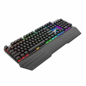 Havit KB856L RGB Backlit Mechanical Keyboard with Wrist Rest 2