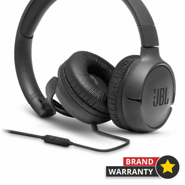 JBL Tune 500 Wired On Ear Headphones Black 11