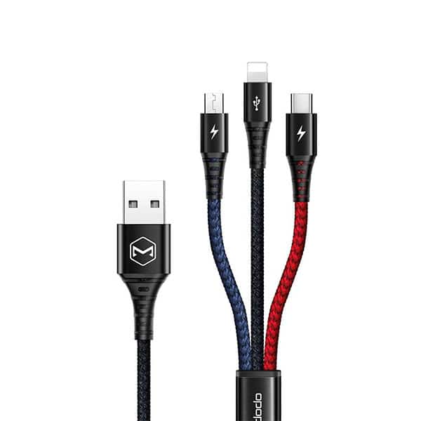 Mcdodo 3 in 1 Charging Cable 1.2M