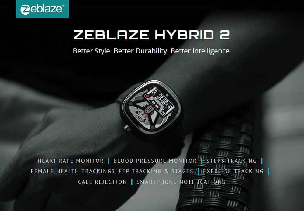 Zeblaze Hybrid 2 Smart Watch Black 6