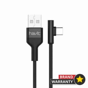 Havit H671 USB C Elbow LED Data Cable 2.1A