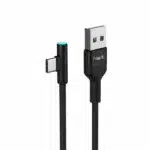 Havit H671 USB C Elbow LED Data Cable 2.1A - Image 2
