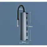 Remax RU-U5 Retro Series 5 in 1 Docking Station - Image 2