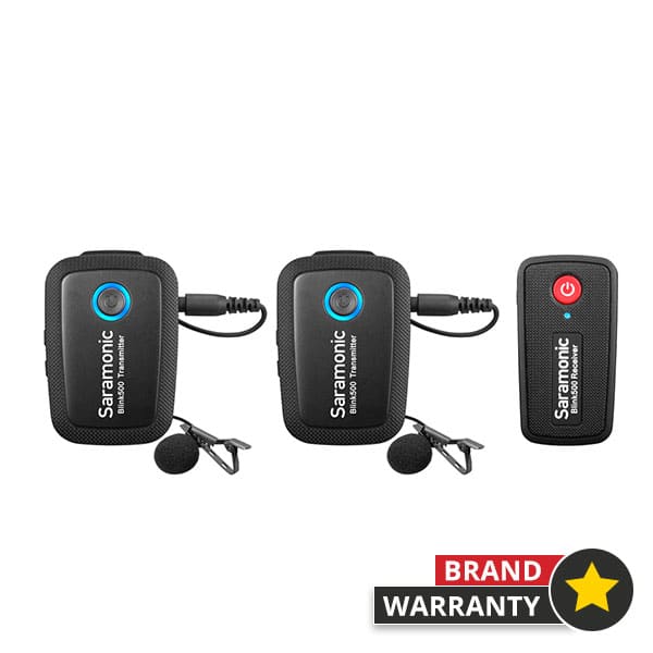 Saramonic Blink 500 B2 Ultracompact Wireless 2 Person Clip-On Mic System