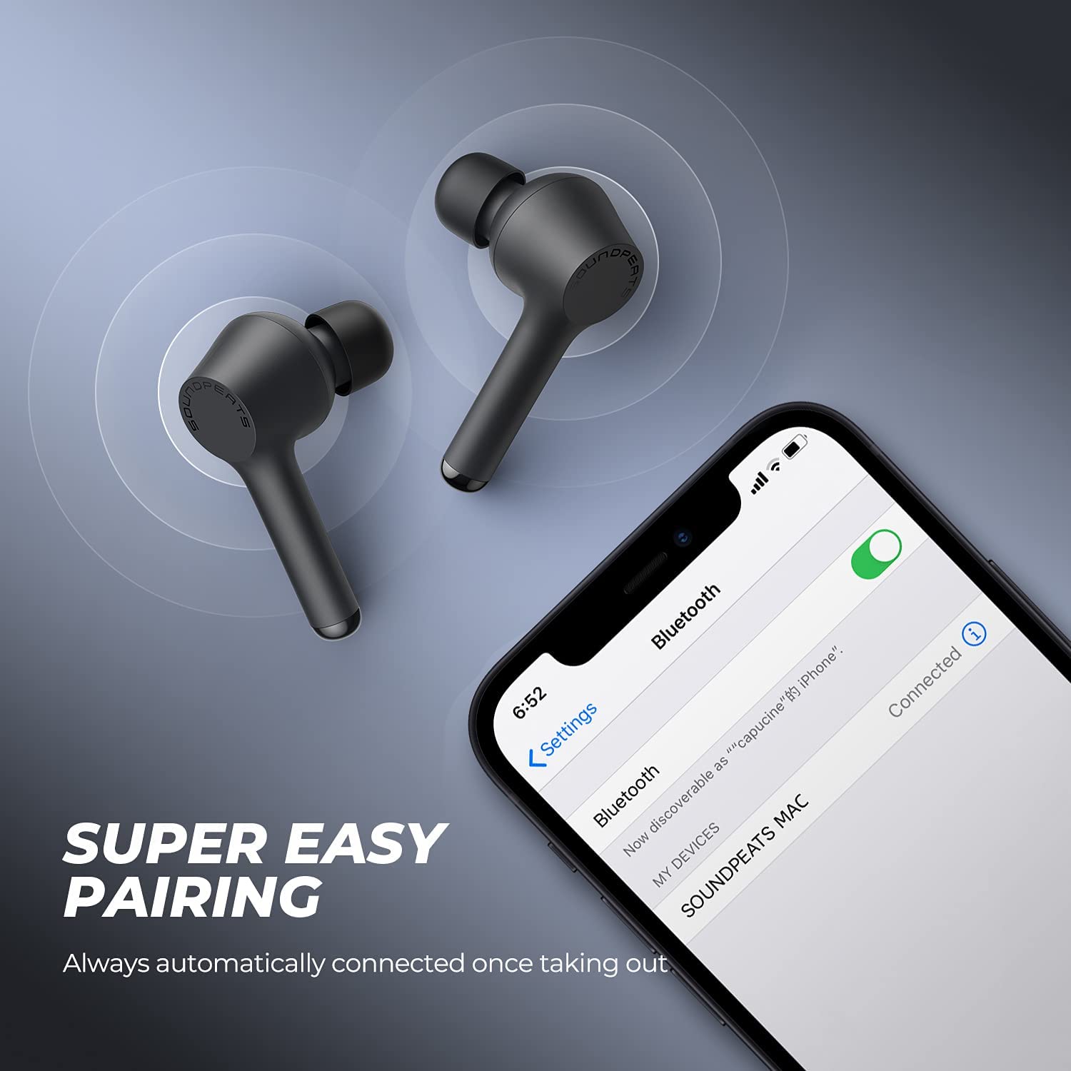 SoundPEATS Mac True Wireless Earbuds 4 3