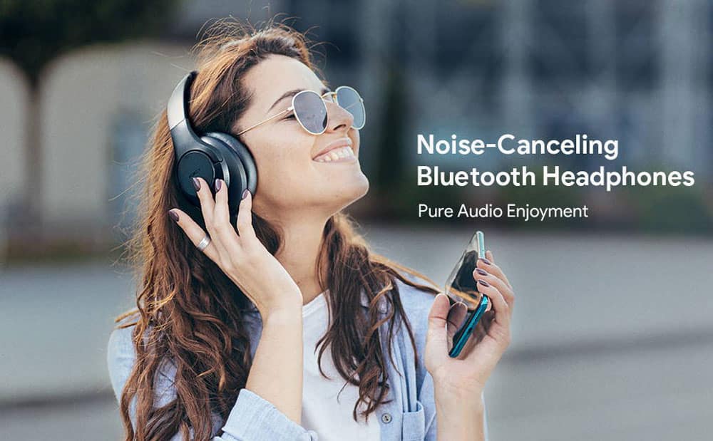 Aukey EP N12 Hybrid Active Noise Cancelling Headphones 2