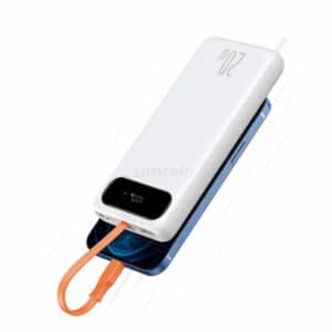Baseus 20W Block Digital Display Quick Charge Power Bank with iPhone Cable 2