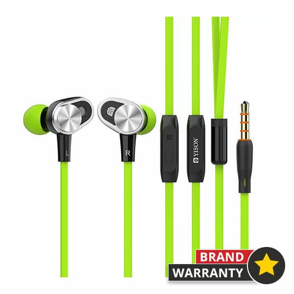 Yison CX620 In Ear Wired Headphone Green