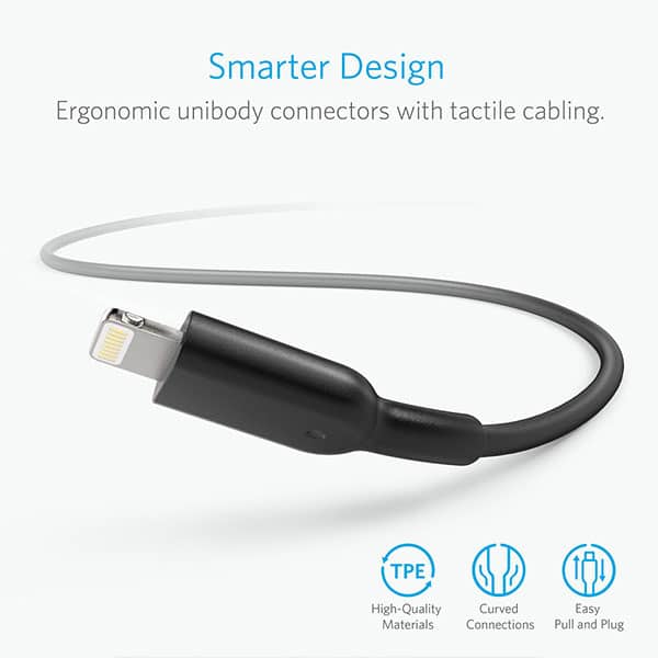 Anker PowerLine II 3ft MFi Certified Lightning Cable 3