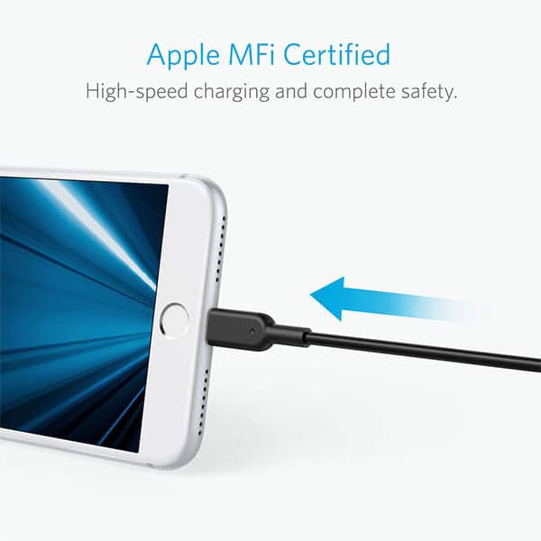 Anker PowerLine II 3ft MFi Certified Lightning Cable 5