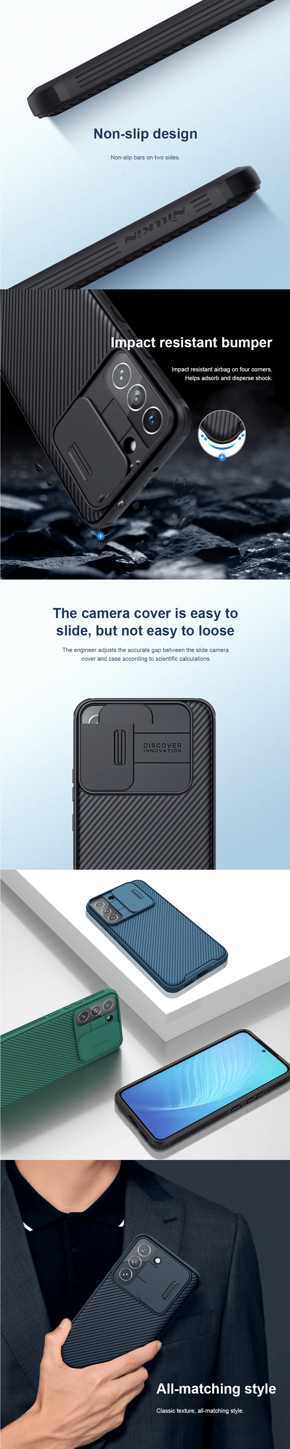 Nillkin Samsung Galaxy S22 Plus CamShield Pro Case 5