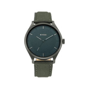 Titan 1802NL02 Workwear Analog Green Dial Men's Watch