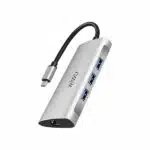 WiWU Alpha 6 in 1 Multifunction Type C Hub Adapter - Image 2