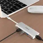 WiWU Alpha 6 in 1 Multifunction Type C Hub Adapter - Image 4