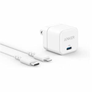 Anker 20W Cube Charger with 6ft USB C to MFI Lightning Cable