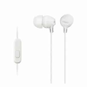 Sony MDR EX15AP In Ear Stereo Headphones with Mic White