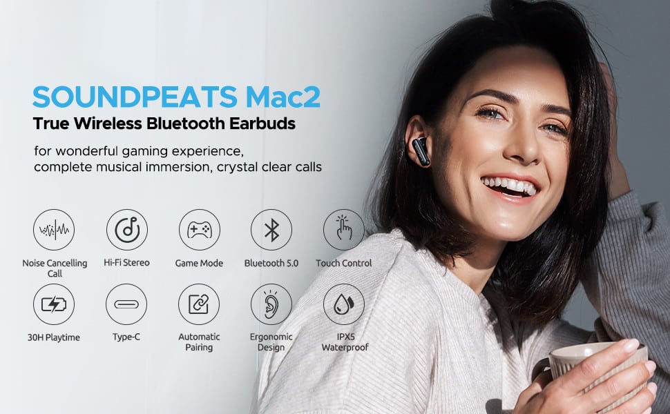 SoundPEATS Mac 2 True Wireless Earbuds 10