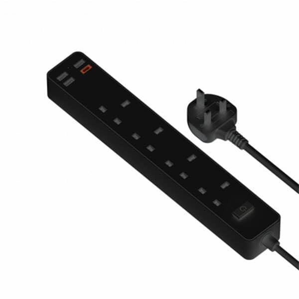 WiWU 20W PD Power Strip Socket With 4 AC 3 USB