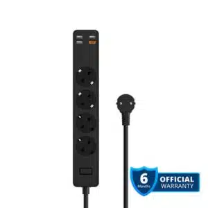 WiWU 20W PD Power Strip Socket With 4 AC 3 USB EU